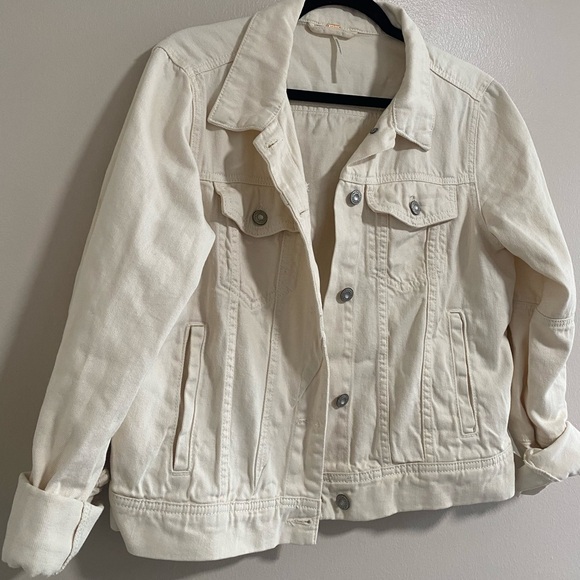 Free People We the Free Rumors Jean Jacket Size Medium - Picture 5 of 7